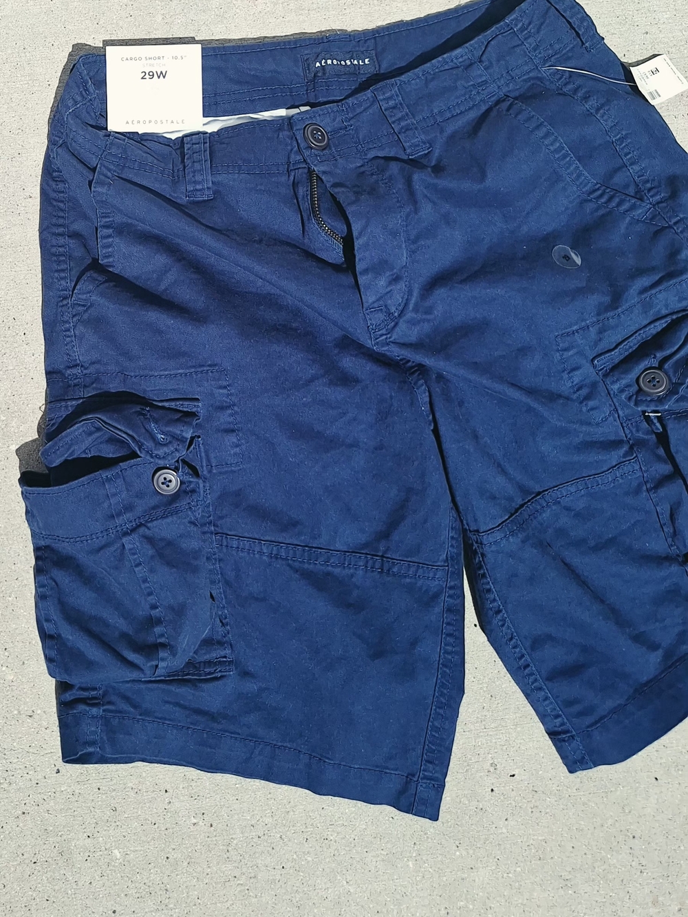 Aeropostale Men's Dark Blue Cargo Shorts Size 29 NWT